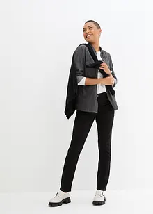 Džíny Slim Fit, Mid Waist, s pohodlnou pasovkou, bonprix