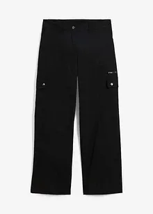 Bavlněné cargo džíny, Mid Waist, bonprix