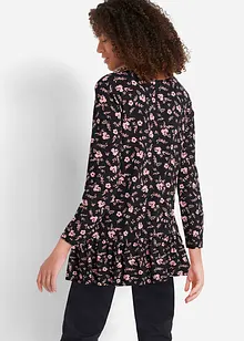 Dlouhá úpletová tunika ze směsi s viskózou, bonprix