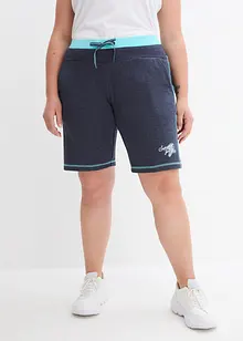Teplákové bermudy ze směsi s bavlnou, bonprix