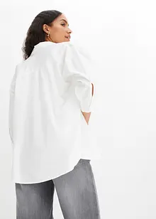 Bavlněná oversized halenka, bonprix