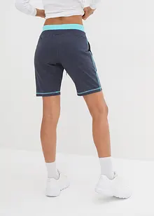 Teplákové bermudy ze směsi s bavlnou, bonprix
