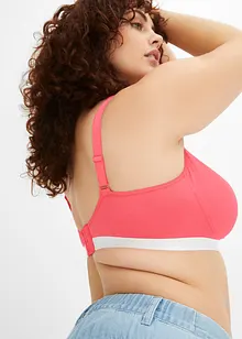 Hladká podprsenka bez kostic, s organickou bavlnou (2 ks), bonprix