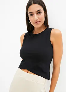 Crop top ze strečové bavlny, bonprix