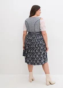 Kroj Dirndl s žakárem a zástěrou (2dílná souprava), bonprix