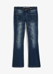Strečové džíny do zvonu, Low Waist, bonprix