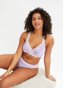 Podprsenka s kosticemi a jemnou krajkou (2 ks), bonprix