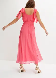 Šifonové šaty s ozdobnými mašličkami, bonprix