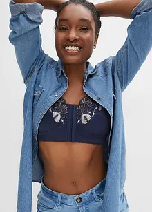 Odlehčující podprsenka bez kostic, s praktickým zapínáním vpředu, bonprix