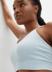 Bezešvý podprsenkový top Feel Comfort, žebrovaný, bonprix