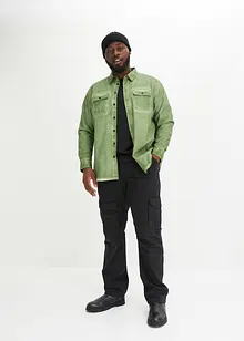 Košile s dlouhým rukávem a sepraným vzhledem, z čisté bavlny, bonprix