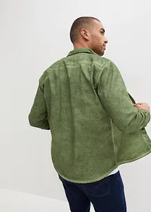 Košile s dlouhým rukávem a sepraným vzhledem, z čisté bavlny, bonprix