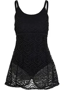 Koupací šaty s krajkou, bonprix