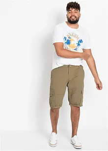 Cargo bermudy z čisté bavlny, Regular Fit, bonprix