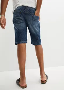 Lehké strečové džínové bermudy bez zapínání, Slim Fit, bonprix