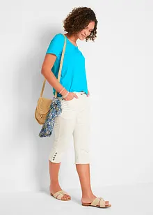 Triko s čisté bavlny, krátký rukáv, bonprix