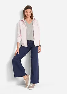 Dlouhé tričko se širokým střihem a s výstřihem do V, krátký rukáv (5 ks v balení), bonprix