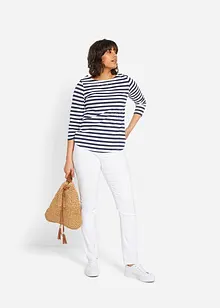 Strečové bengalínové kalhoty Straight, bonprix