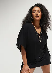 Průhledná plážová tunika z viskózy, bonprix