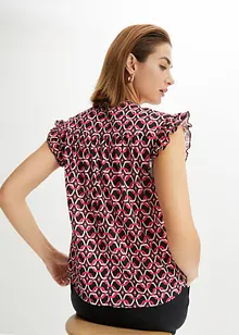 Halenkový top s potiskem, bonprix