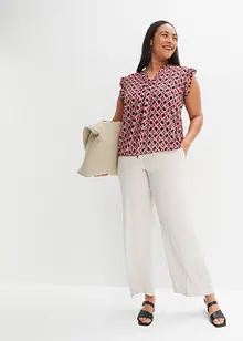 Halenkový top s potiskem, bonprix