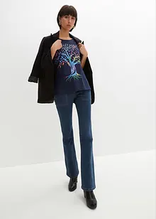 Tričko s potiskem z organické bavlny, bonprix