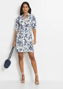 Halenkové šaty ze splývavé viskózy, bonprix