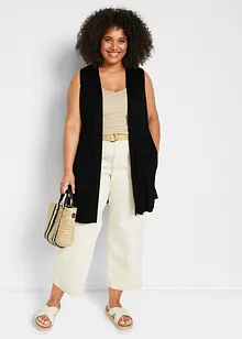 Úpletová vesta z viskózy, bonprix