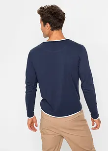 Triko 2 v 1, dlouhý rukáv (2 ks v balení), bonprix