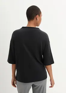 Oversize Interlock triko se stojáčkem, bonprix