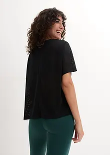 Sportovní top se síťovaným tričkem (2dílná souprava), bonprix