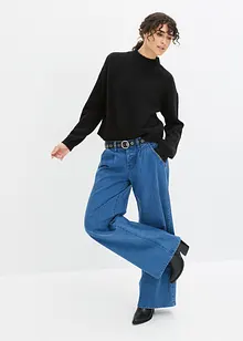 Džíny Wide Leg Mid Waist, bonprix