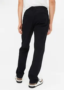 Strečové chino kalhoty Relaxed Fit s organickou bavlnou, Straight, bonprix