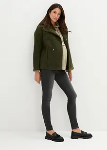 Těhotenské jeggings s bavlnou (2 ks), Skinny, bonprix