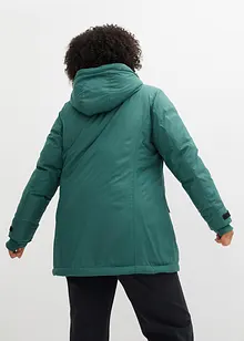 Premium outdoorová termo parka s recyklovaným prachovým peřím, uvnitř prošívaná, bonprix