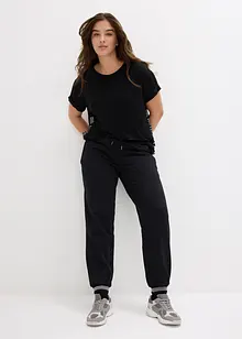 Teplákové kalhoty z bavlněné směsi (2 ks v balení), bonprix