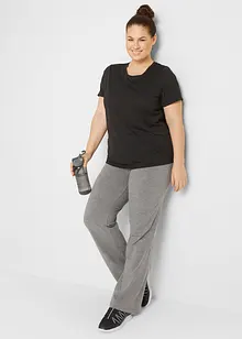 Bavlněné sportovní kalhoty, Bootcut (2 ks v balení), bonprix