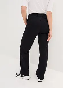 Základní keprové kalhoty, High Waist, bonprix