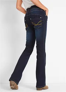 Stahovací džíny High Waist, Bootcut, bonprix