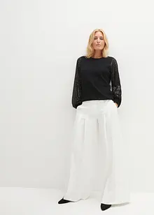 Svetr z jemného úpletu ze splývavé viskózové směsi, bonprix