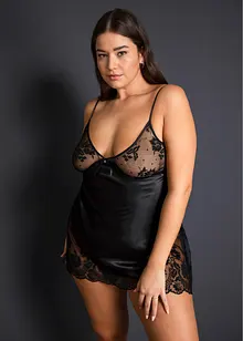 Saténové negližé, bonprix