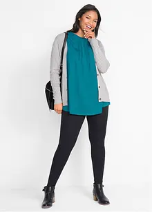 Tričko v áčkové linii, krátký rukáv, bonprix