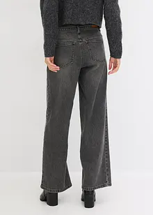 Džíny Wide Leg Mid Waist, bonprix