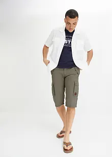 Cargo bermudy z čisté bavlny, Regular Fit, bonprix