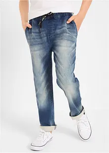 Teplákové džíny, Regular Fit, Straight, bonprix