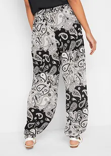 Žerzejové harémové kalhoty ze splývavé směsi s viskózou, bonprix