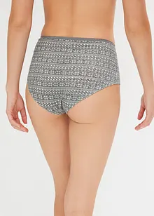 Bokové maxikalhotky s organickou bavlnou (4 ks v balení), bonprix