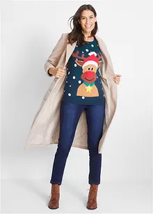 Vánoční svetr z jemné pleteniny, bonprix