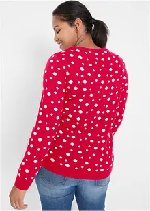 Vánoční svetr z jemné pleteniny, bonprix