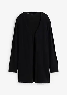 Pletený kabátek z čisté bavlny s texturou slub, bonprix